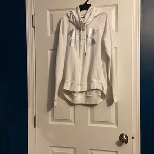 white under armour cowl neck hoodie